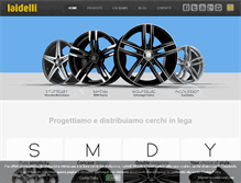 Tablet Screenshot of laidelliwheels.it